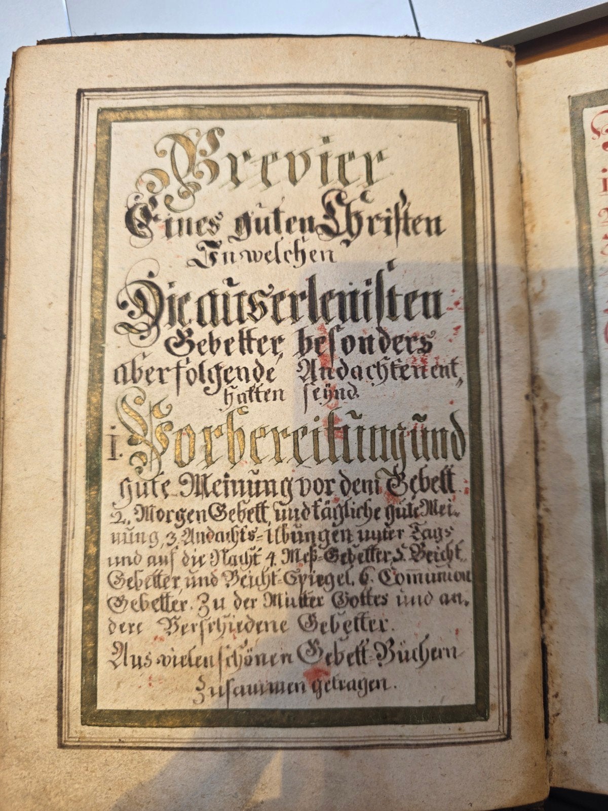 handgeschreven Brevarium - 18e eeuw., Ophalen of Verzenden, Anoniem