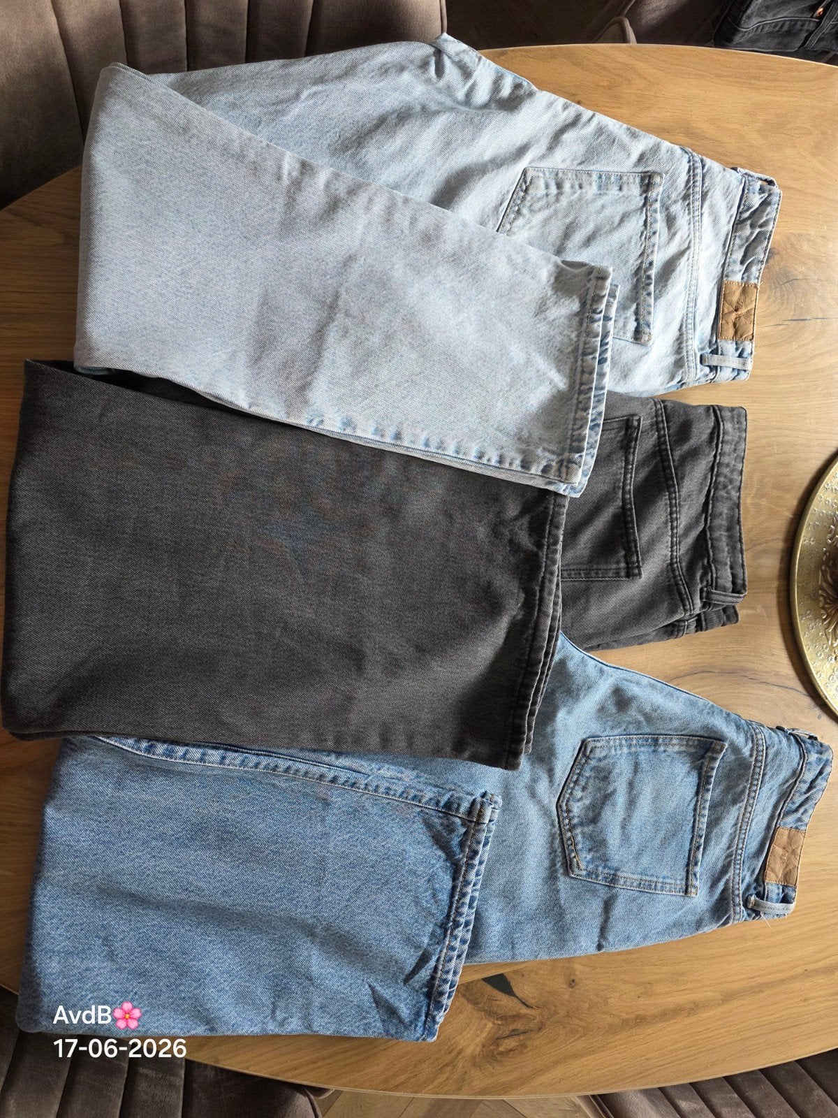 Zara spijkerbroeken maat 42 3x, Ophalen of Verzenden, Zo goed als nieuw, Blauw, W33 - W36 (confectie 42/44)