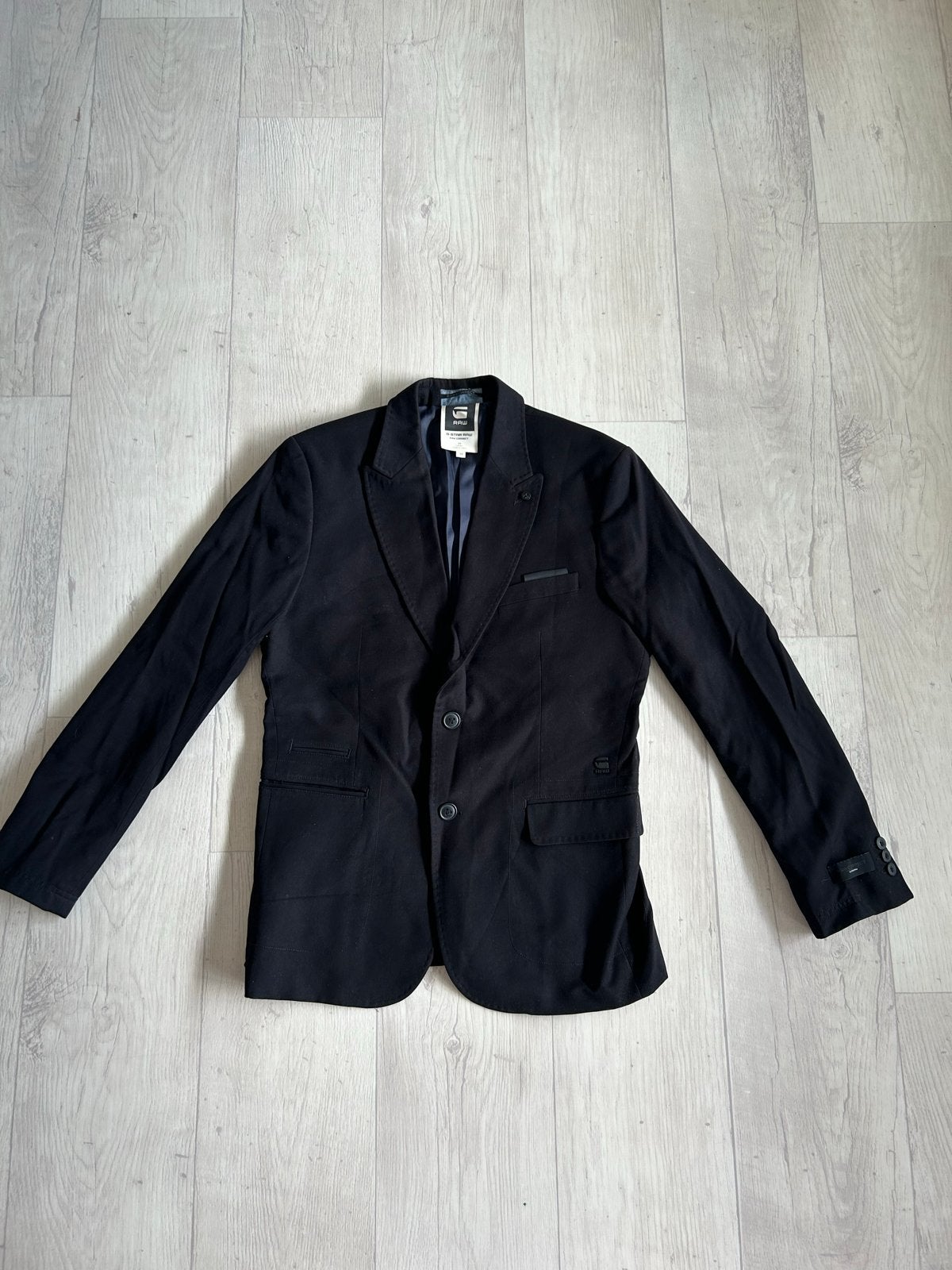G-Star Raw Correct Blazer Maat 50 Zwart, Ophalen of Verzenden, Zo goed als nieuw, Maat 48/50 (M), Zwart