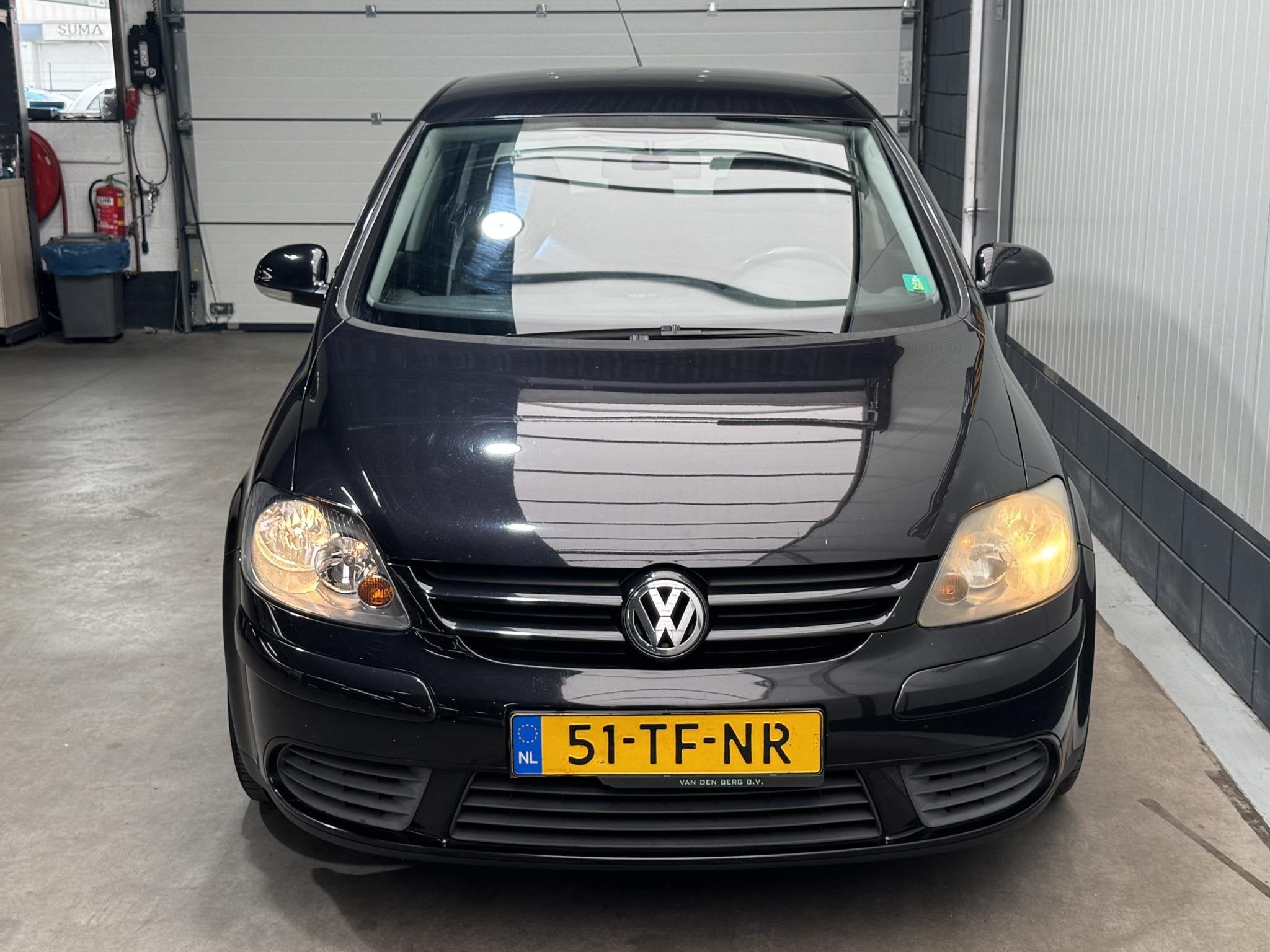 Volkswagen Golf Plus 1.6 Sportline, Auto's, Stof, Gebruikt, Zwart, 4 cilinders