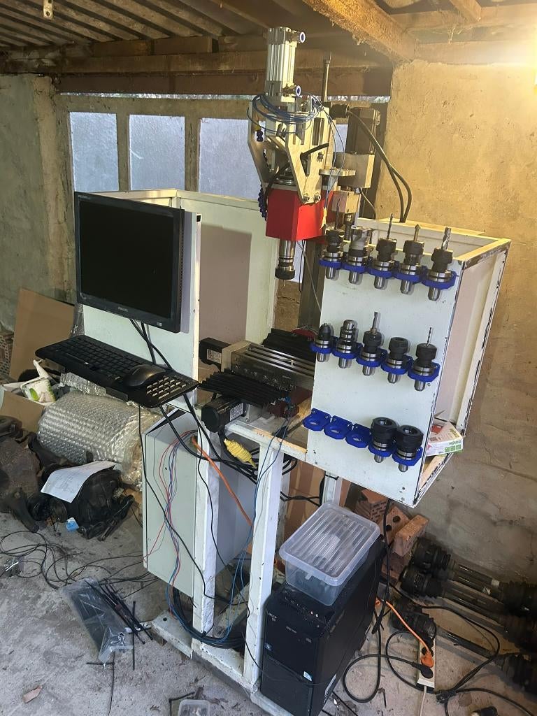 Sieg CNC freesmachine, Ophalen, Gebruikt, Elektrisch, Overige soorten