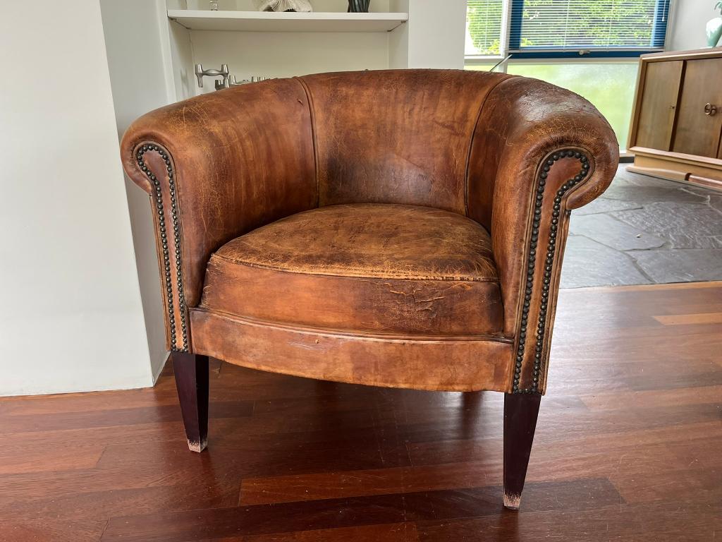 Engelse ‘rook’ fauteuil, Antiek en Kunst, Ophalen