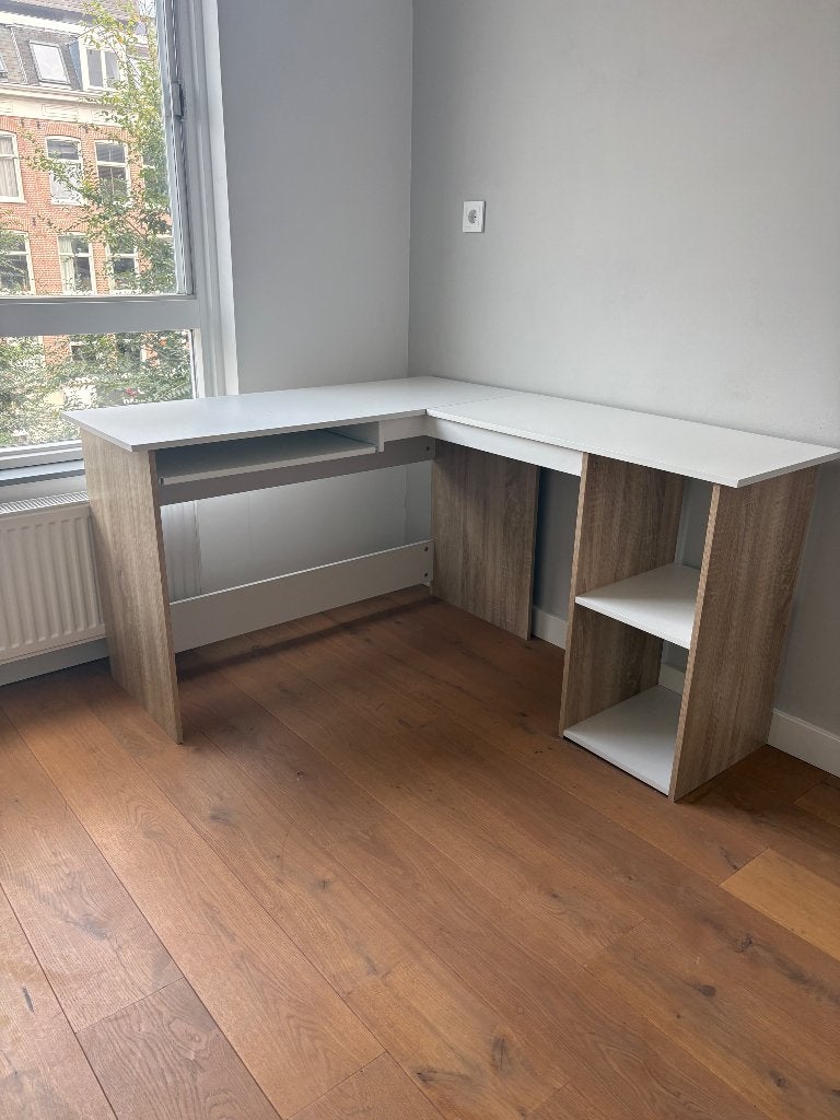 Bureau, Huis en Inrichting, Ophalen, 120 cm, Hoekbureau, Zo goed als nieuw