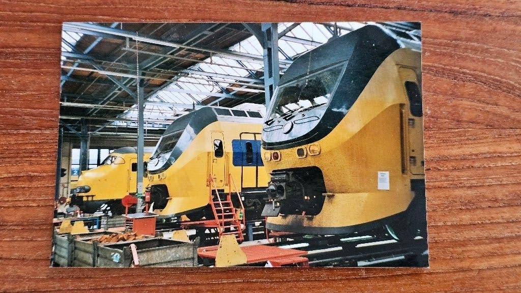 Foto TREIN NS Nederlandse Spoorwegen Dubbeldekker DDIRM, Verzenden, Gebruikt, Trein, Overige typen