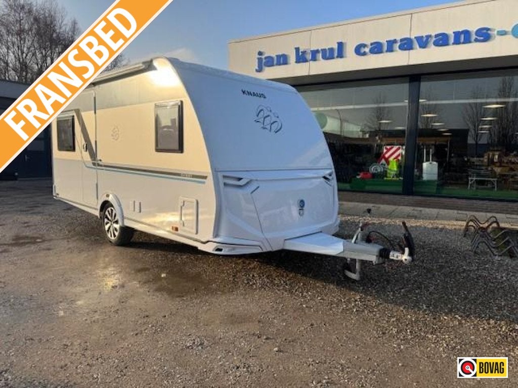 Knaus Sport 450 FU fransbed zakluifel, Caravans en Kamperen, Rondzit, Bedrijf, Luifel, Overige typen