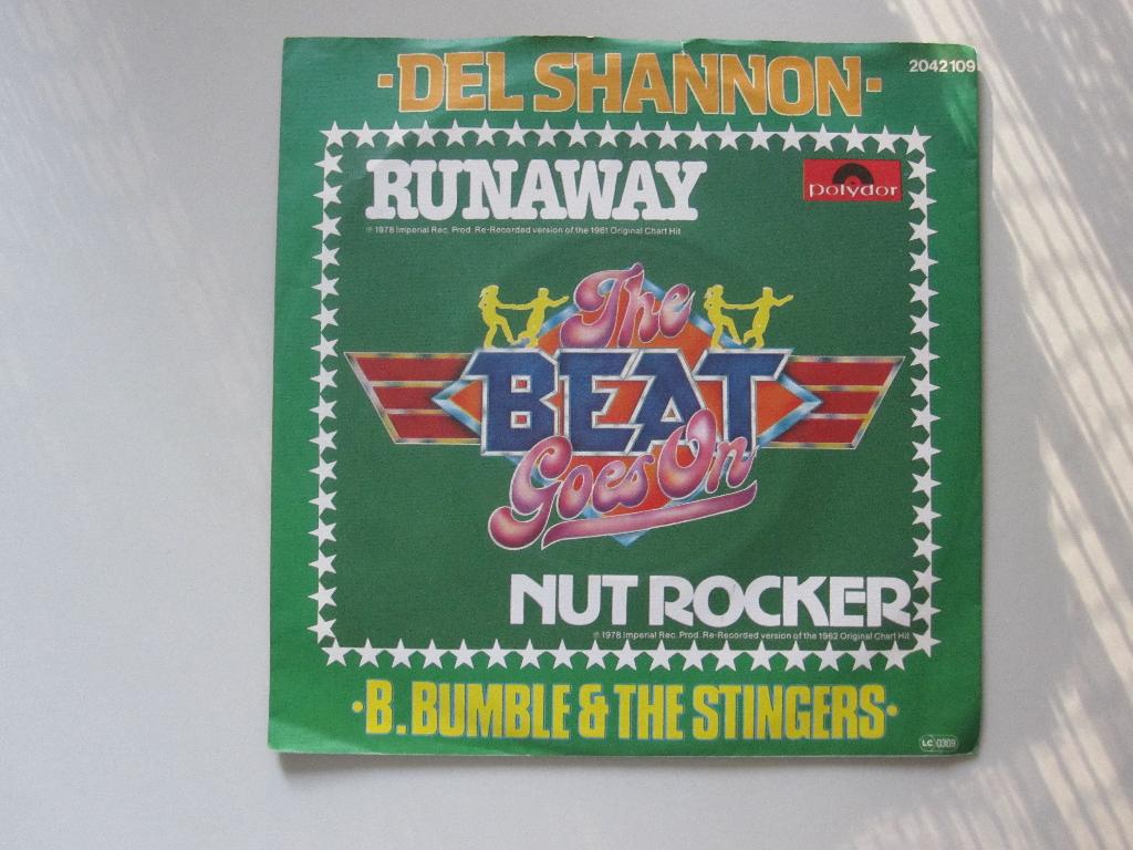 DEL SHANNON -  runaway - vinyl 7", Cd's en Dvd's, Vinyl Singles, Gebruikt, 7 inch, Single, Ophalen of Verzenden