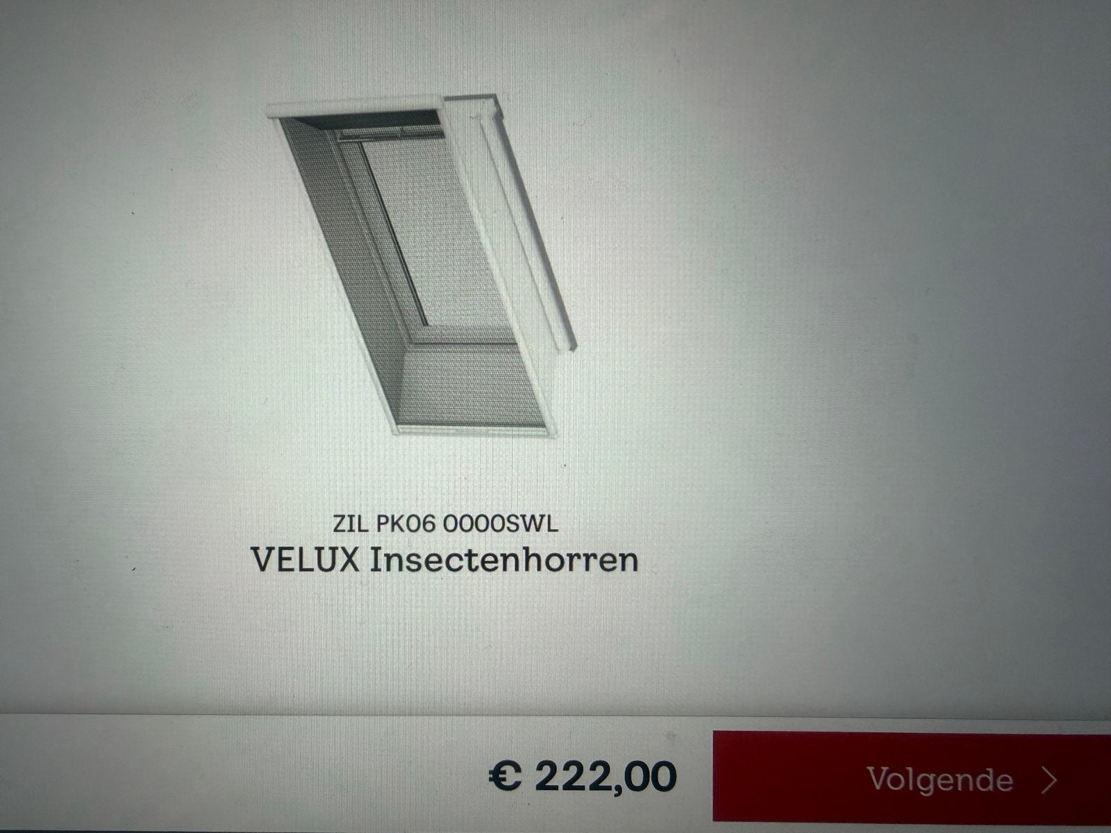 VELUX Insectenhor ZIL PK25 0000SWL - Nieuw in verpakking, Ophalen, Nieuw, Overige typen