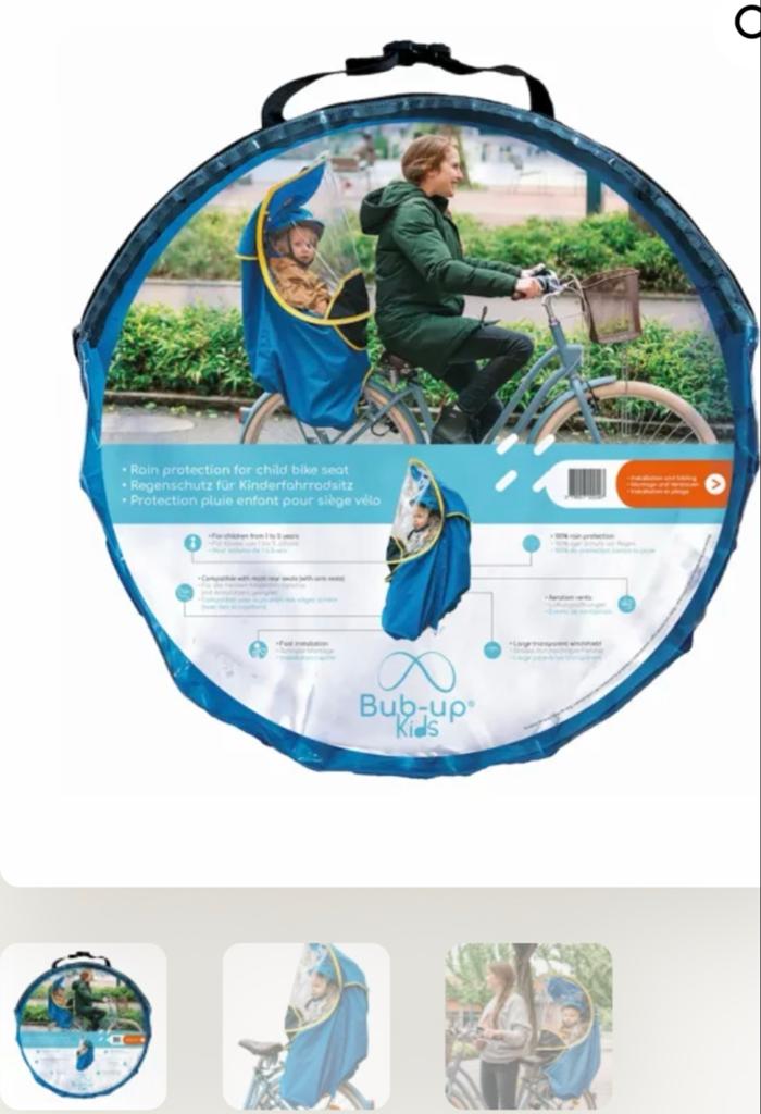 Bub-up Kids Rain Cover for Bicycle Seat - New in packaging, Ophalen, Nieuw, Overige typen