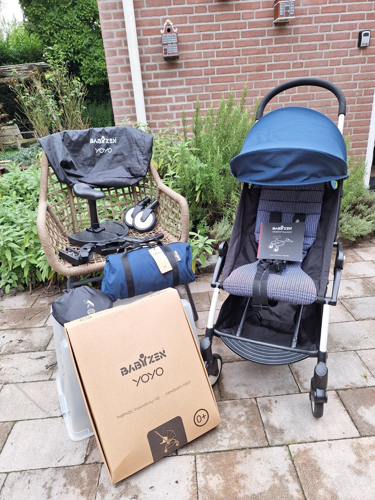 Exclusieve Babyzen YOYO Air France Editie | TOPSTAAT | incl., Ophalen, Zo goed als nieuw, Zonnekap