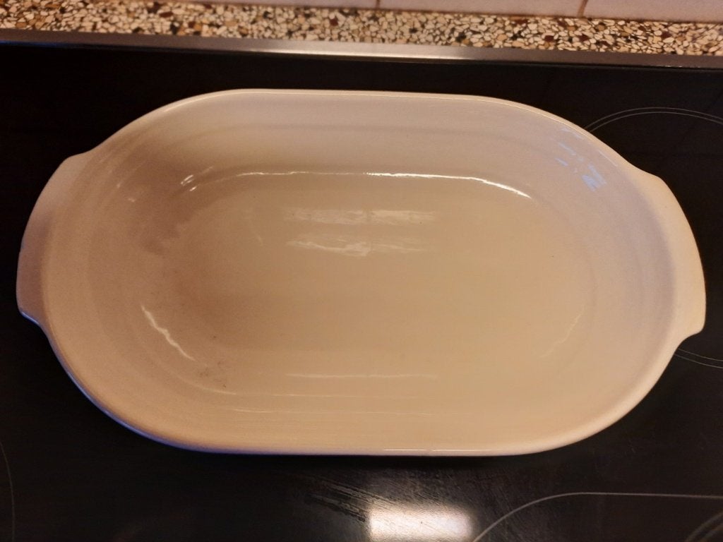 Oude schaal ovaal 33 cm, Antiek en Kunst, Ophalen of Verzenden