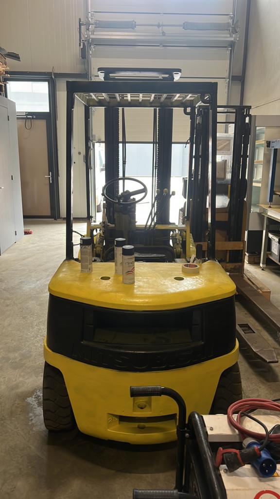 Mitsubishi fd25 heftruck, Ophalen of Verzenden, Gebruikt