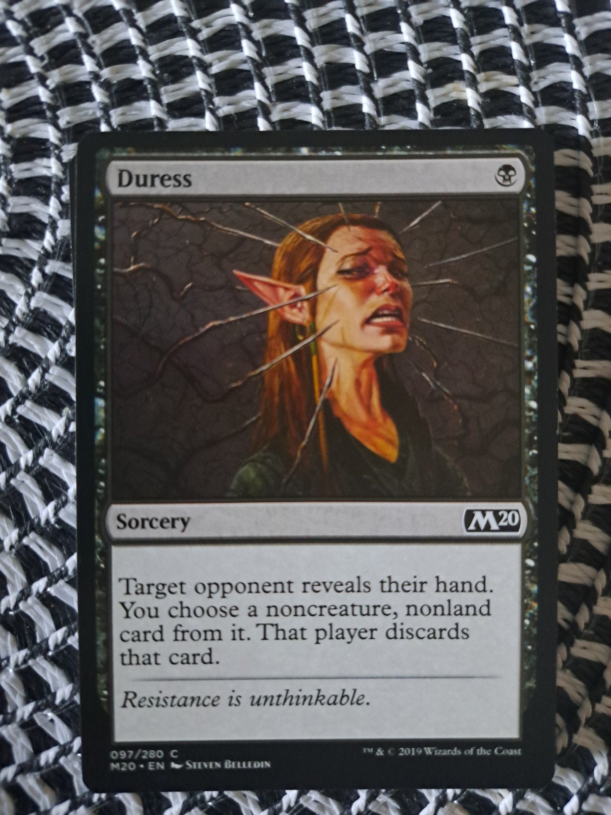 Magic: The Gathering - Duress (M20) - Zwart Sorcery, Verzenden