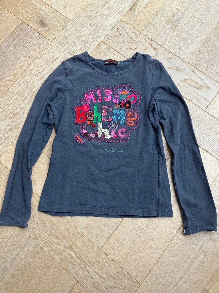 Gave longsleeve met leuke print Catimini 122/128, Gebruikt, Meisje, Catamini, Ophalen of Verzenden