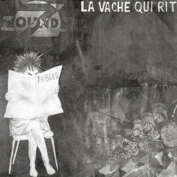 zounds / la vache qui rit - punk - ZELDZAAM + poster, Gebruikt, Verzenden, 7 inch, Single