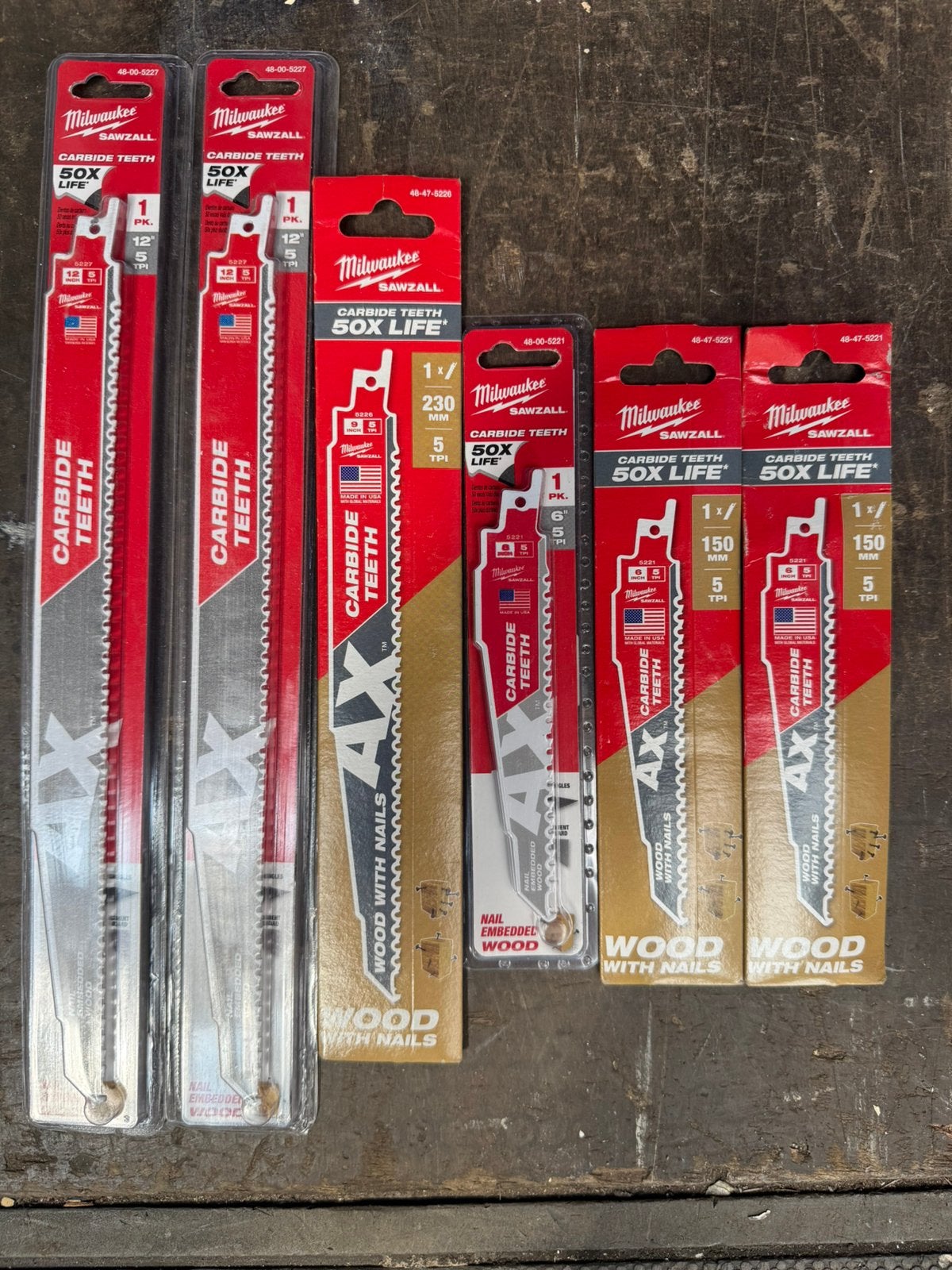 MILWAUKEE reciprozaagblad Sawzall hout The AX Carbide, Doe-het-zelf en Verbouw, Gereedschap | Zaagmachines, Ophalen, Nieuw