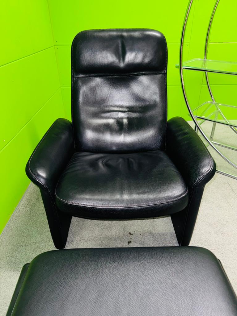 Vintage De Sede DS50 relaxfauteuil + ottoman, Huis en Inrichting, Fauteuils, Ophalen of Verzenden, A, A, A
