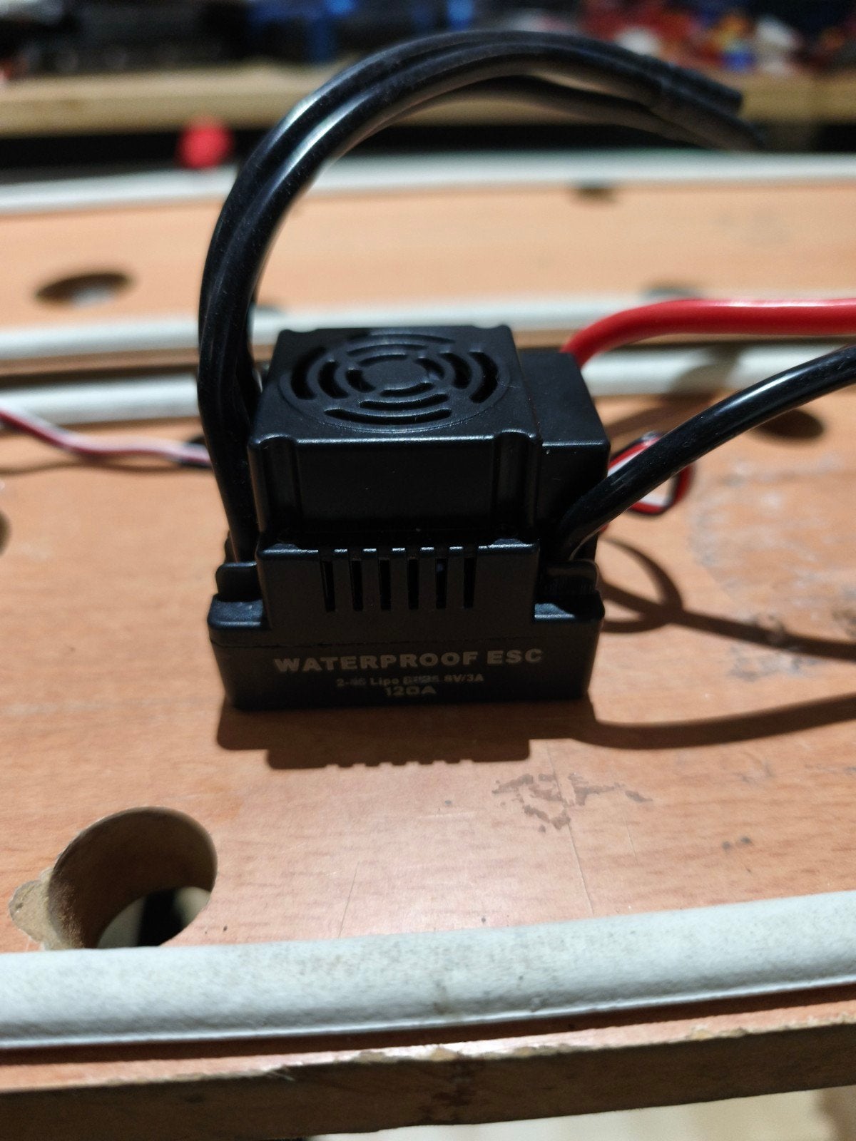 Waterproof ESC 120A voor RC auto's, Elektro, Ophalen of Verzenden, Zo goed als nieuw, Onderdeel
