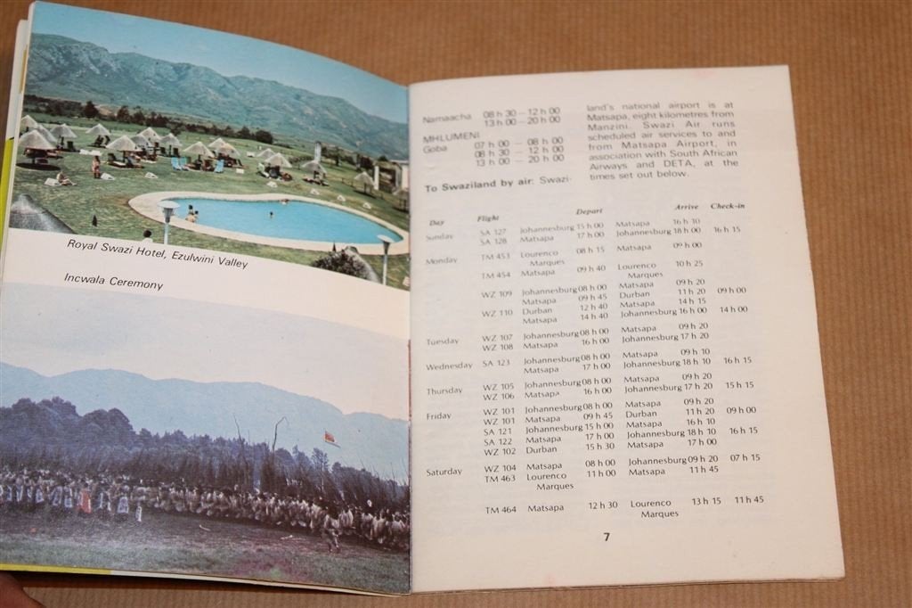 Welkom in Swaziland — Vintage Toeristische Gids [1975], Boeken, Reisgidsen, Europa, Ophalen of Verzenden, Reisgids of -boek, Gelezen