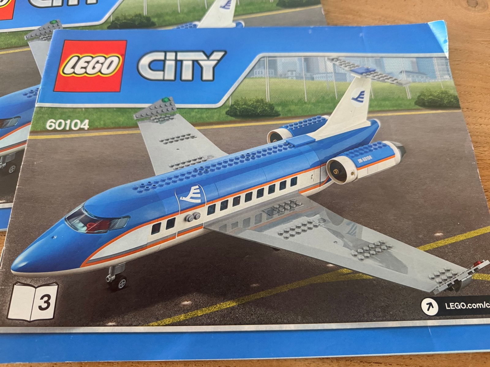 LEGO City Vliegveld Passagiersvliegtuig (60104), Lego, Ophalen of Verzenden, Compleet, Complete set