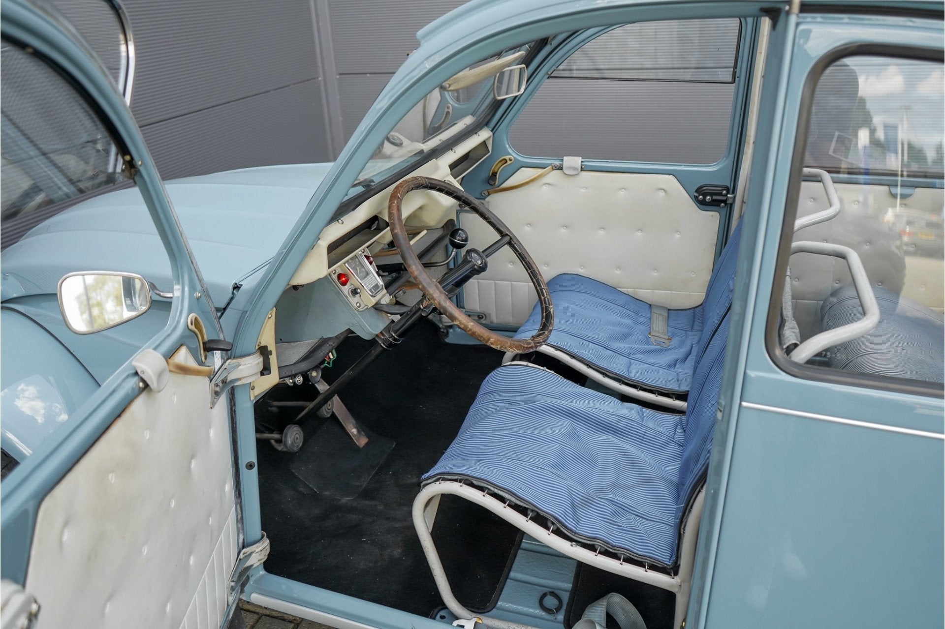 Citroën 2CV 2CV4 Origineel NL Gerestaureerd (bj 1969), Auto's, Voorwielaandrijving, Stof, Citroën, Origineel Nederlands