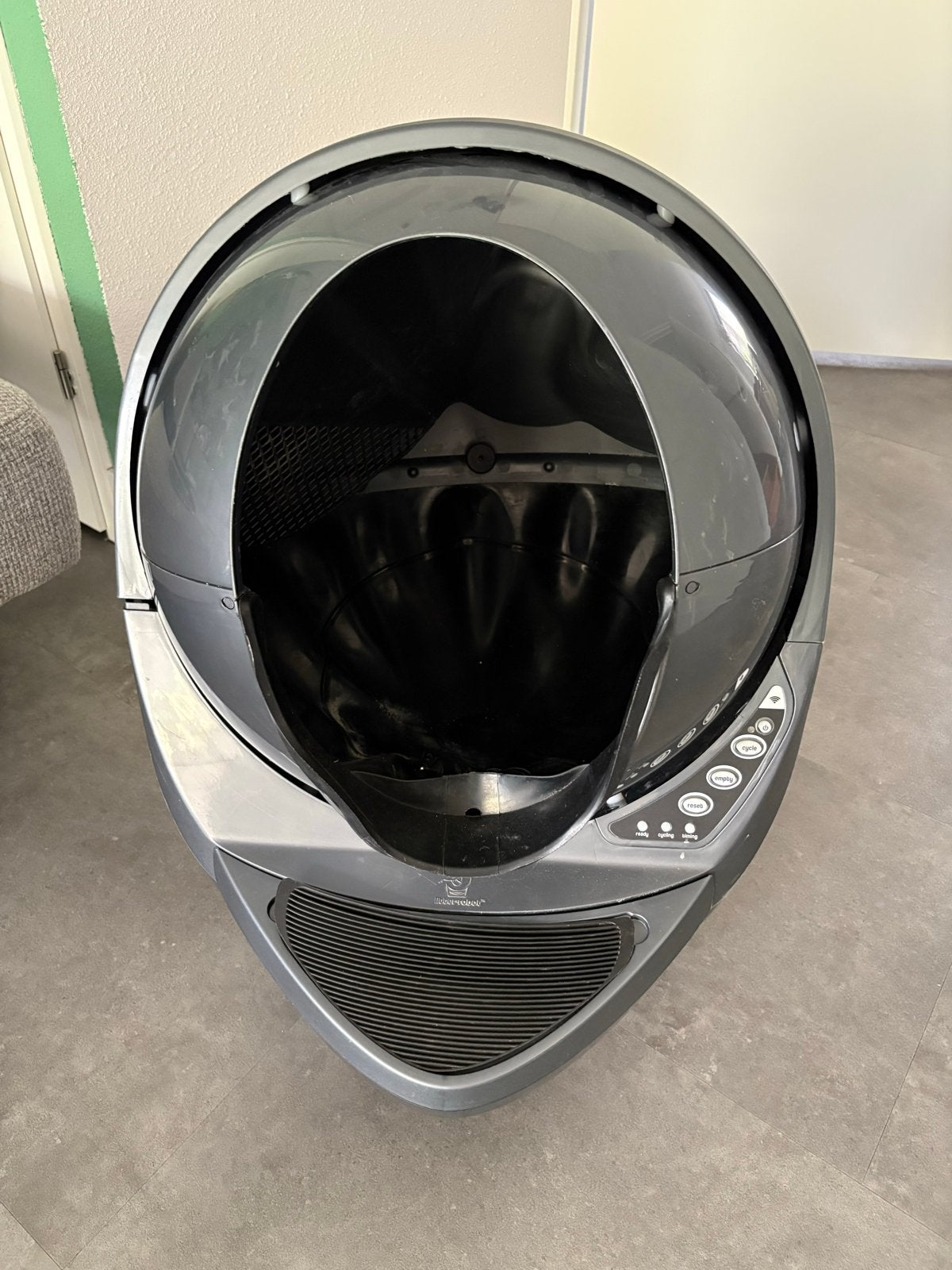 Litter robot 3 kattenbak, Dieren en Toebehoren, Kattenbakken, Ophalen, Zelfreinigend, Gebruikt, Open