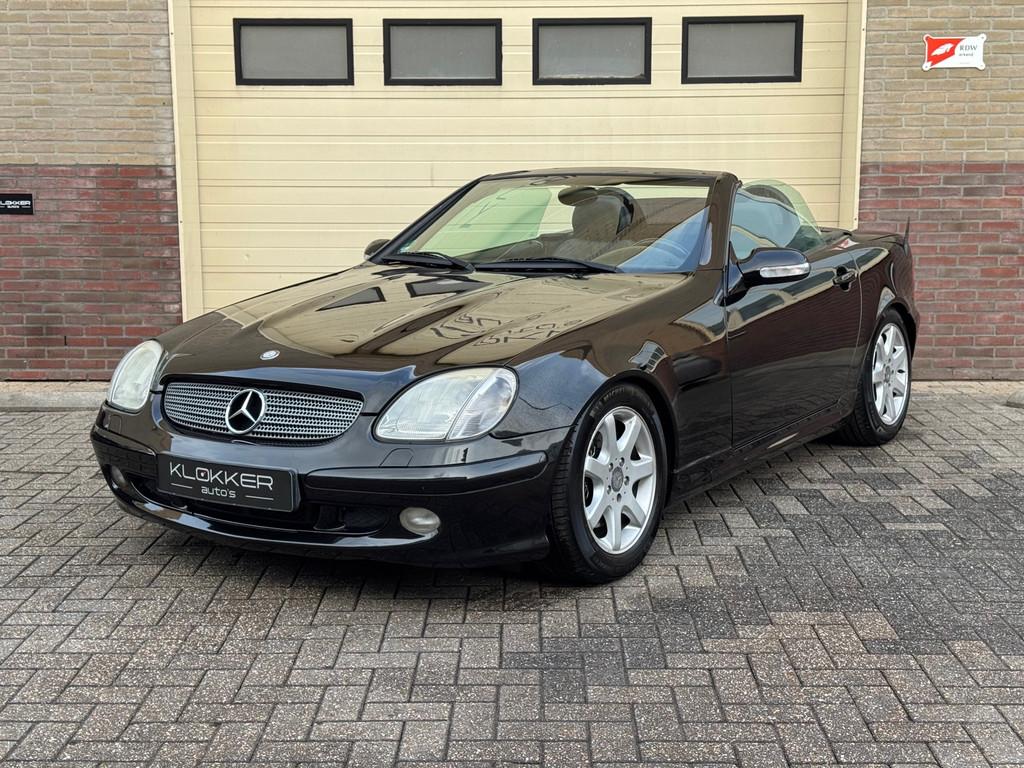 Mercedes-Benz SLK-klasse 320 V6 Elektrische stoelen|Stoel ve, Auto's, Mercedes-Benz, Gebruikt, Zwart, Cabriolet, Zwart
