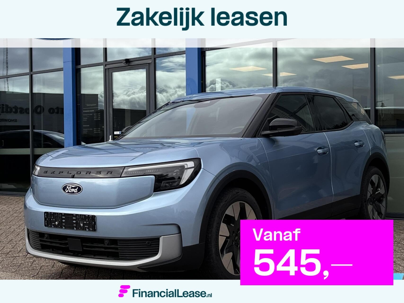 Ford Explorer Premium Extended Range AWD 79 kWh Warmtepomp S, Automaat, Dealer onderhouden, Zwart, Met garantie (alle)