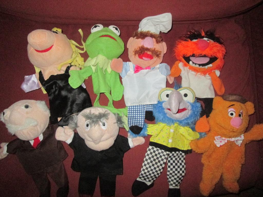 AH Muppet handpoppen (compleet), Ophalen of Verzenden, Zo goed als nieuw, Overige typen