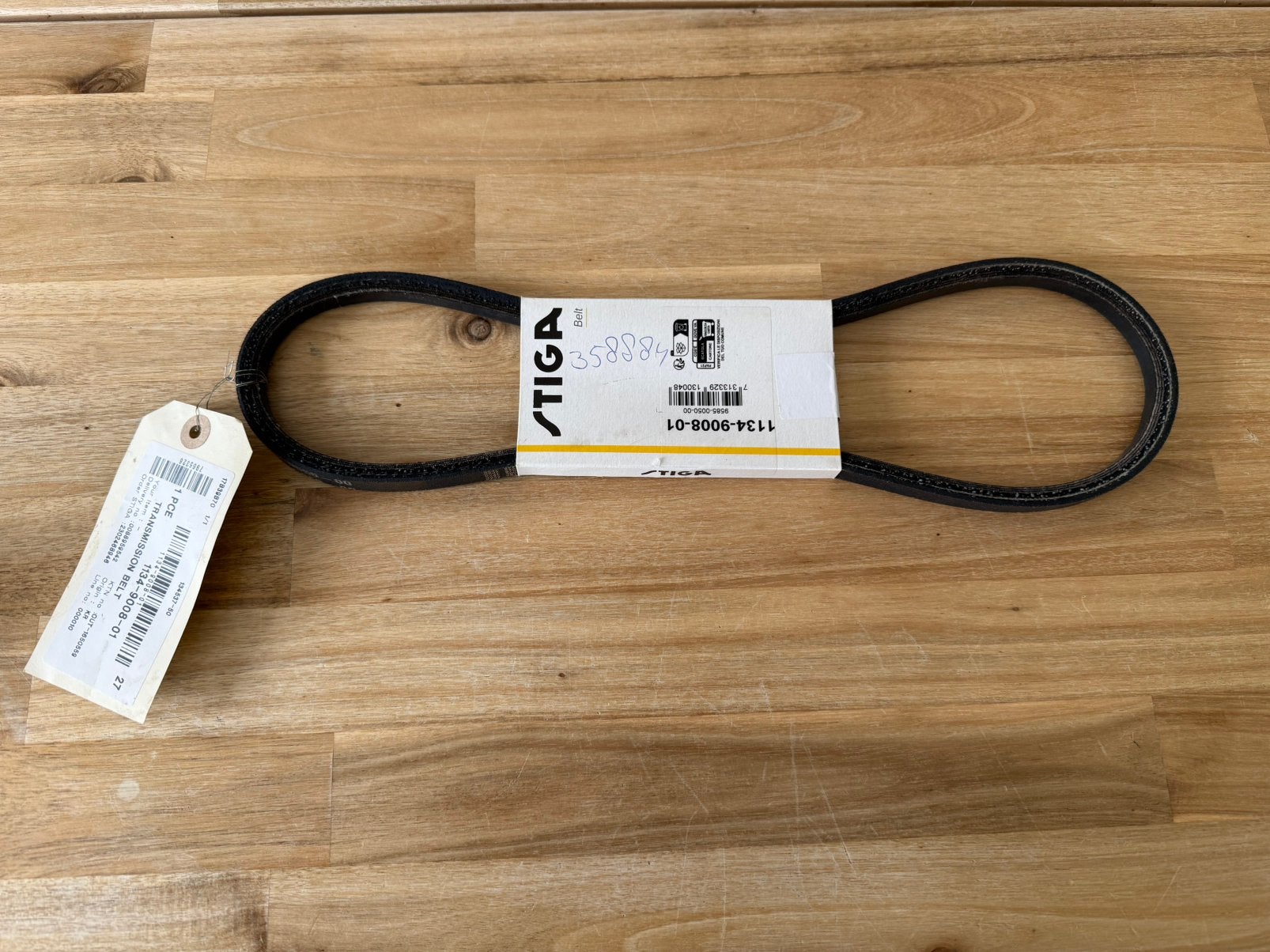Nieuwe originele STIGA Transmission Belt 1134-9008-01, Ophalen of Verzenden, Nieuw