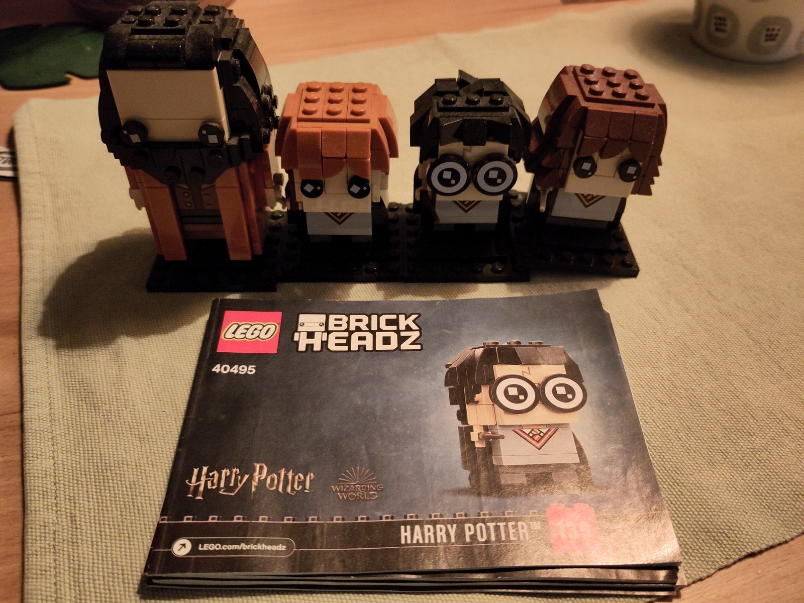 LEGO BrickHeadz Harry Potter set 40495 + Hagrid, Ron, Hermio, Lego, Harry Potter, Ophalen of Verzenden, Zo goed als nieuw