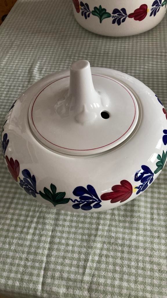 Boerenbont  uienpot, Overige typen, Ophalen of Verzenden, Zo goed als nieuw, Aardewerk