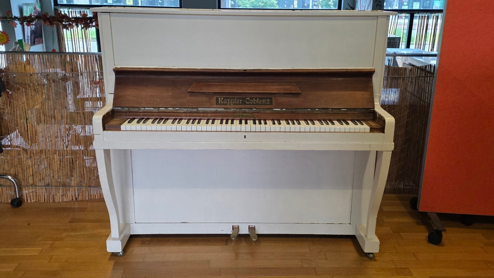 Kappler Coblenz piano, Ophalen, Gebruikt, Wit
