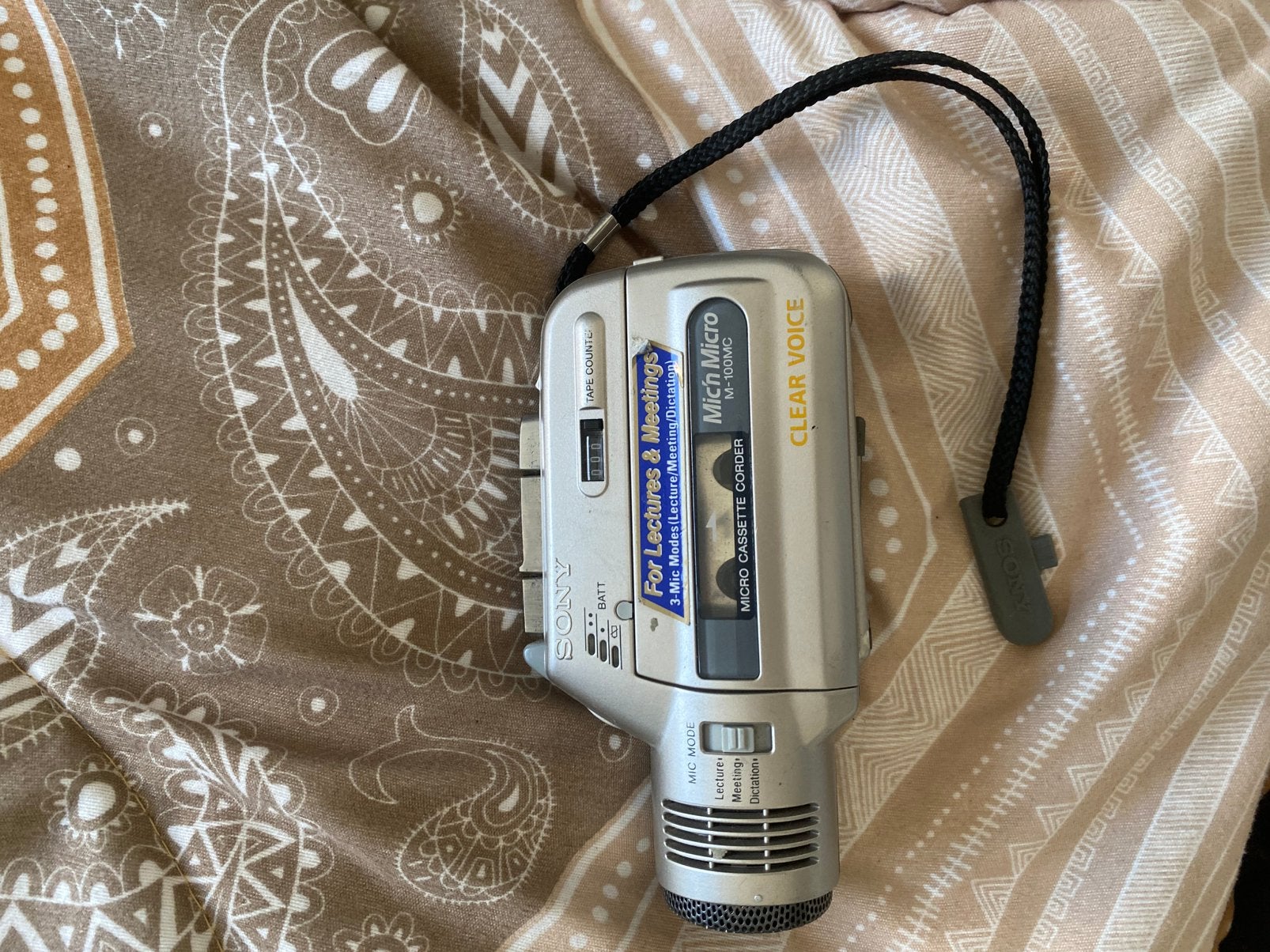 Sony tape recorder vintage, Ophalen of Verzenden, Gebruikt, Overige typen