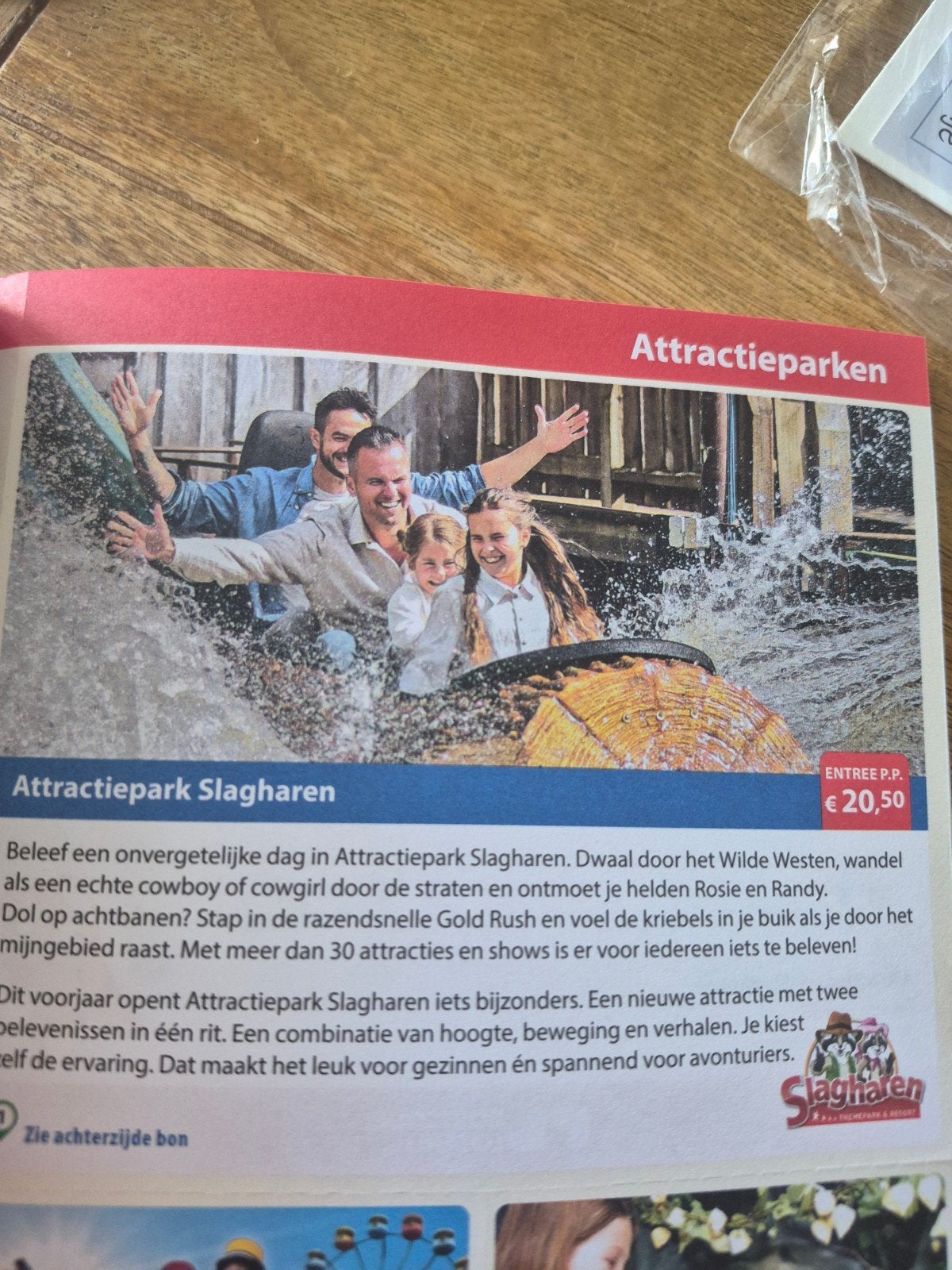 Slagharen, Eén persoon, Kortingsbon