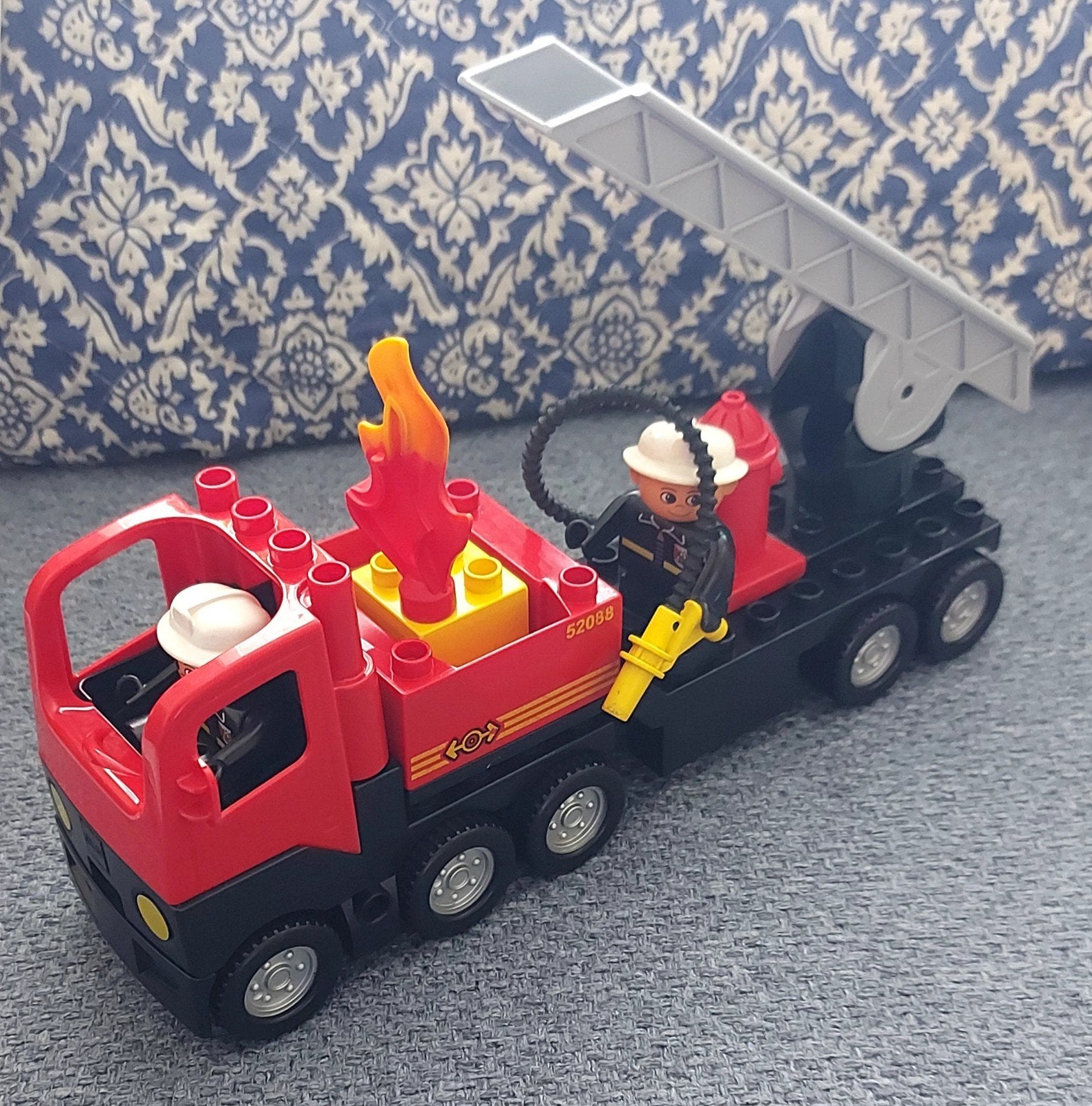 lego Duplo Ville Brandweerwagen., Ophalen of Verzenden, Gebruikt