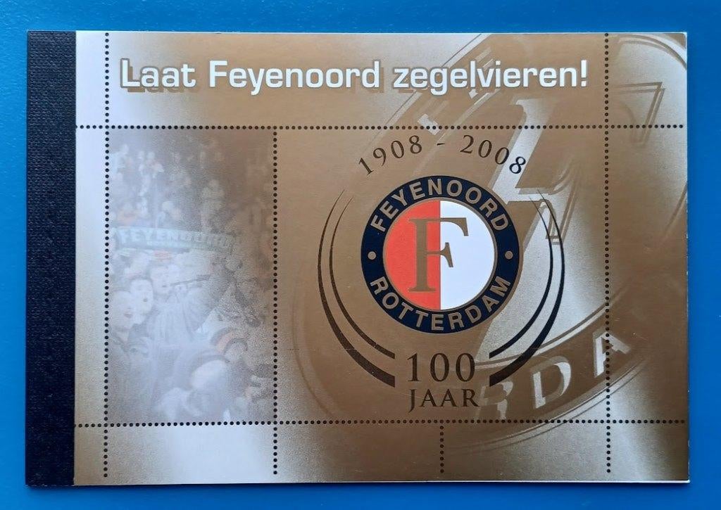 Persoonlijk prestigeboekje Laat Feyenoord Zegelvieren - 2008, Verzenden, Na 1940, Postfris
