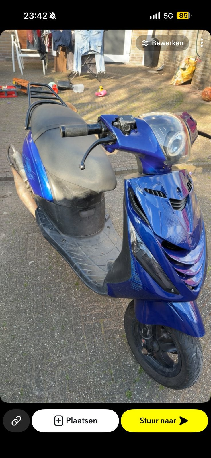 Zip 70dr met wok!, Ophalen, Zo goed als nieuw, Tweetakt, Zip