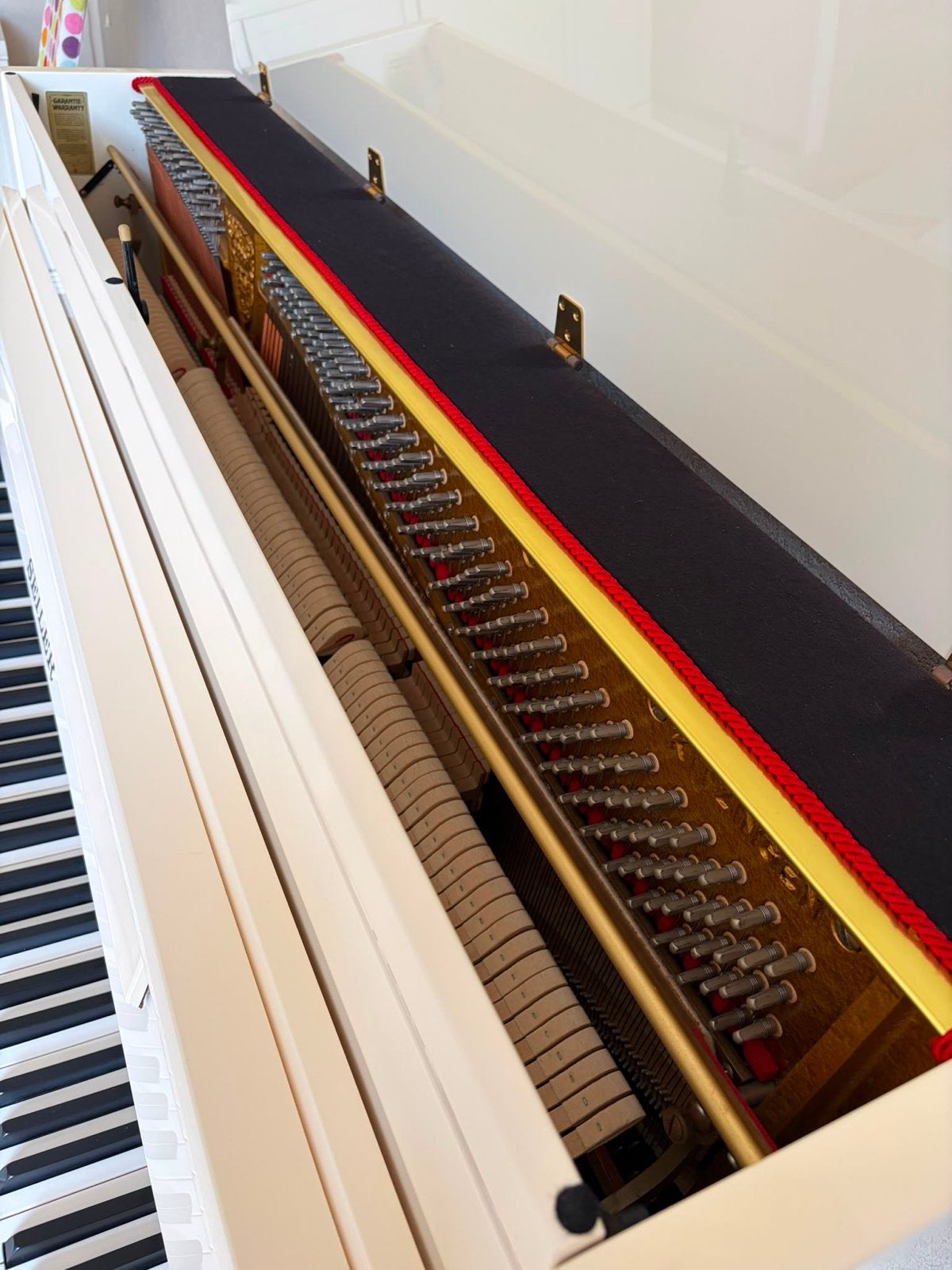 Seiler Piano - Hoogglans Wit, Ophalen, Gebruikt, Wit, Piano