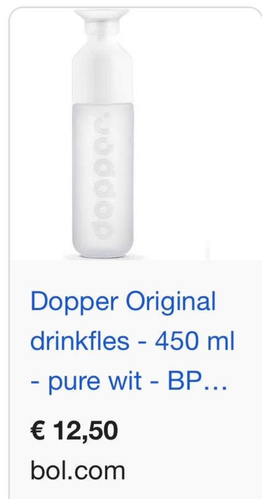 DIVERSE DOPPER ORIGINAL BIDON - WATERFLESSEN, Ophalen
