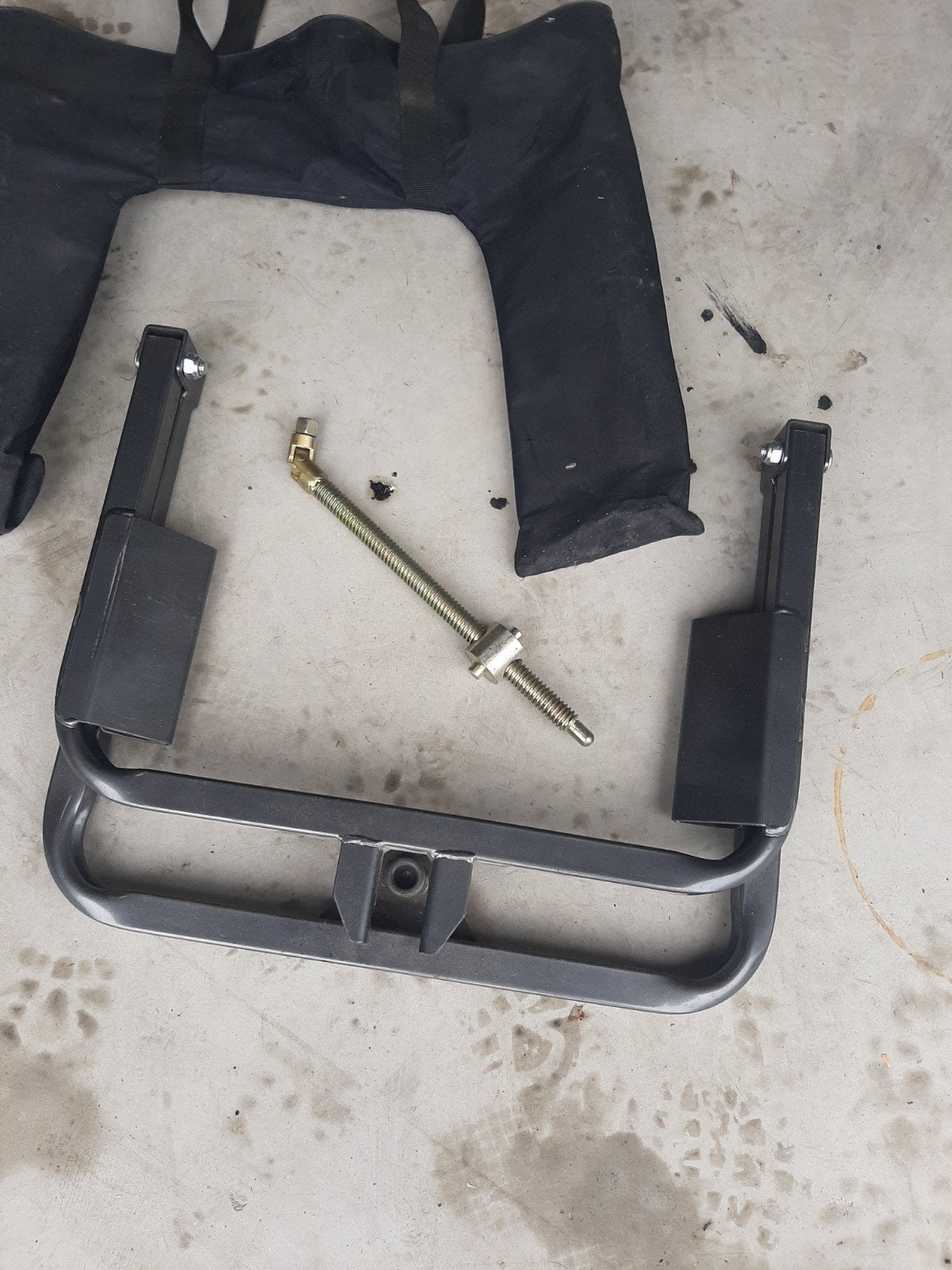 leveler voor caravan, Ophalen