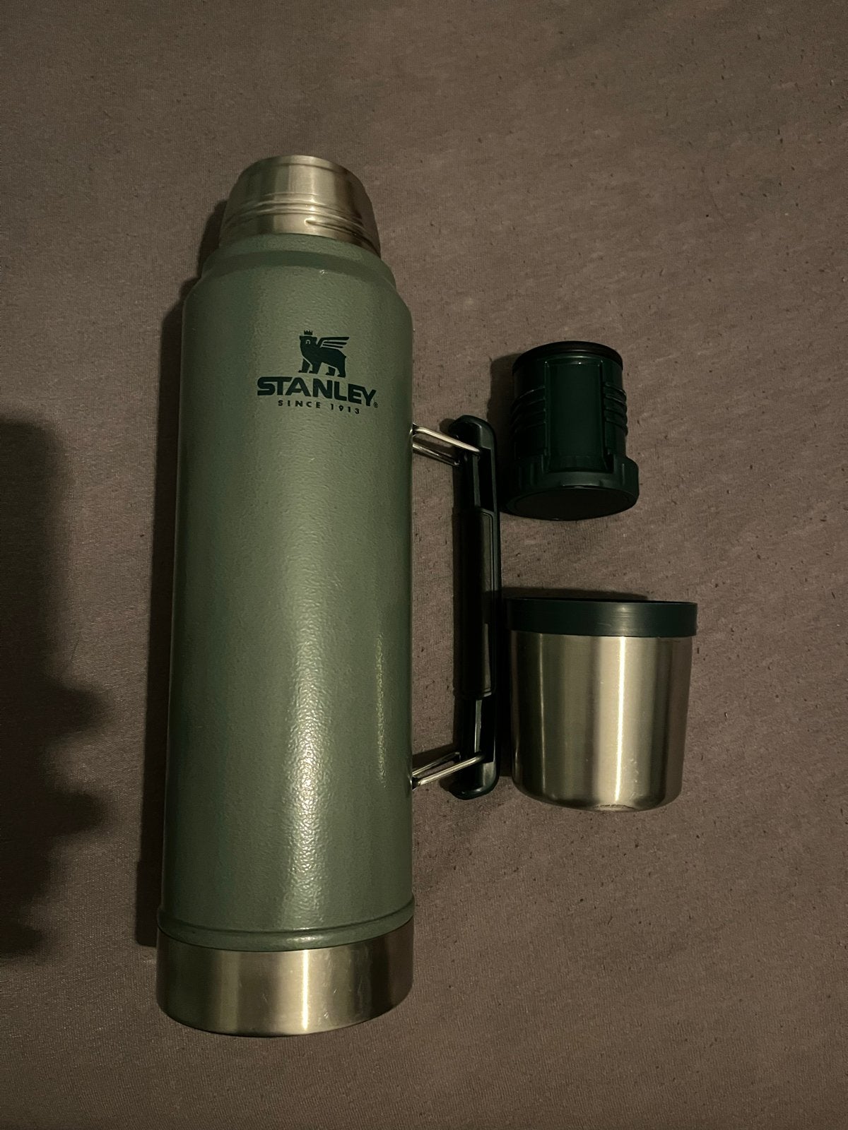 Stanley beker 1L, Ophalen