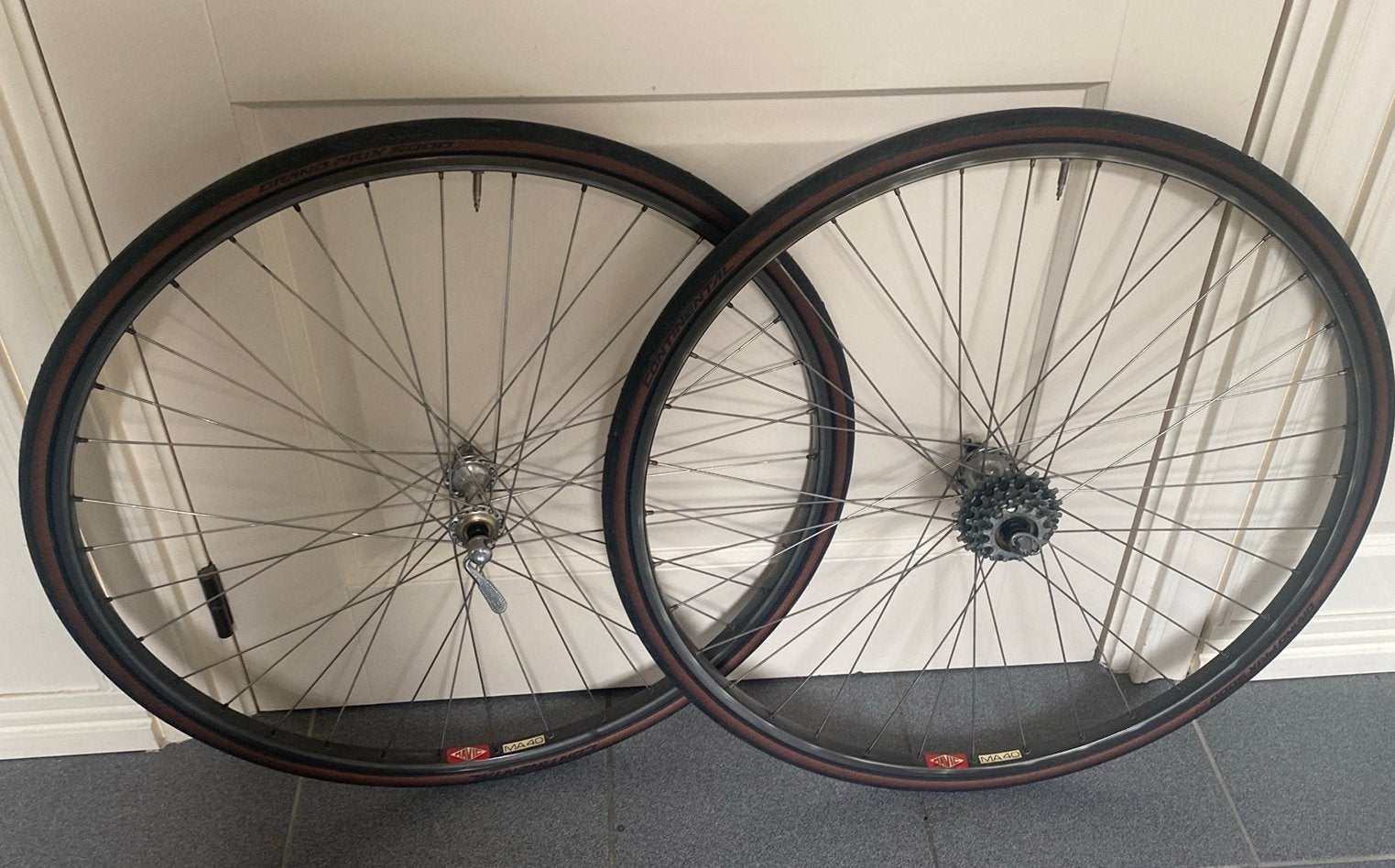 Racefiets wielset Campagnolo record mavic vintage, Ophalen of Verzenden, Zo goed als nieuw, Overige typen