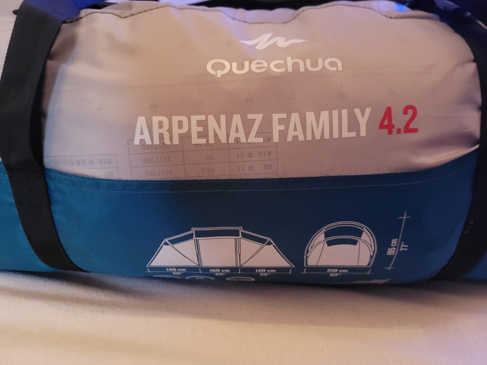 Quechua Arpenaz Family 4.2 (Normale versie), Ophalen of Verzenden, Zo goed als nieuw, Tot en met 4