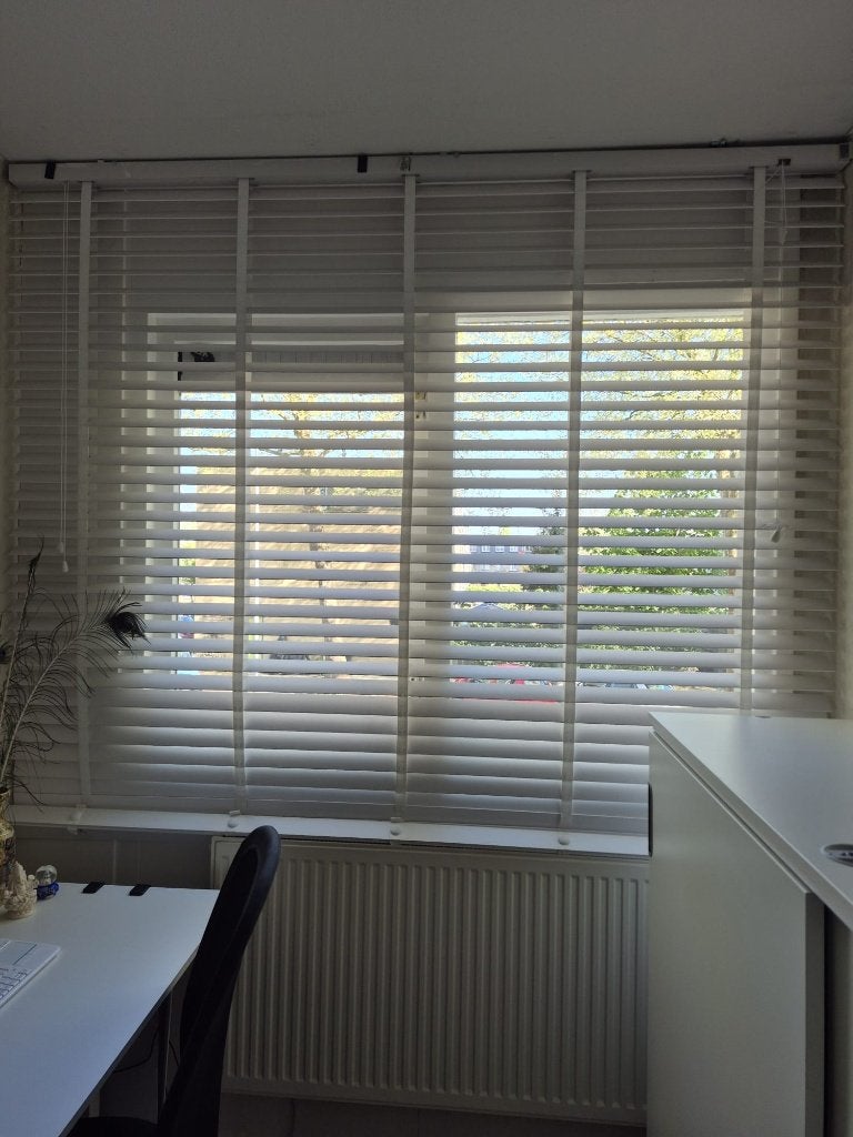 Witte Luxaflex jaloezieën, Ophalen, Jaloezie, Wit, Zo goed als nieuw