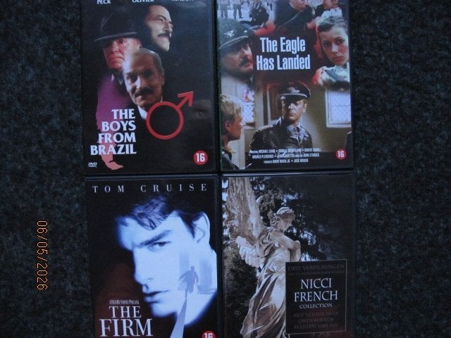 18D1,5: boys brazil - eagle landed - firm - nicci french col, Cd's en Dvd's, Engels, Vanaf 16 jaar, Nederlands, Actiethriller