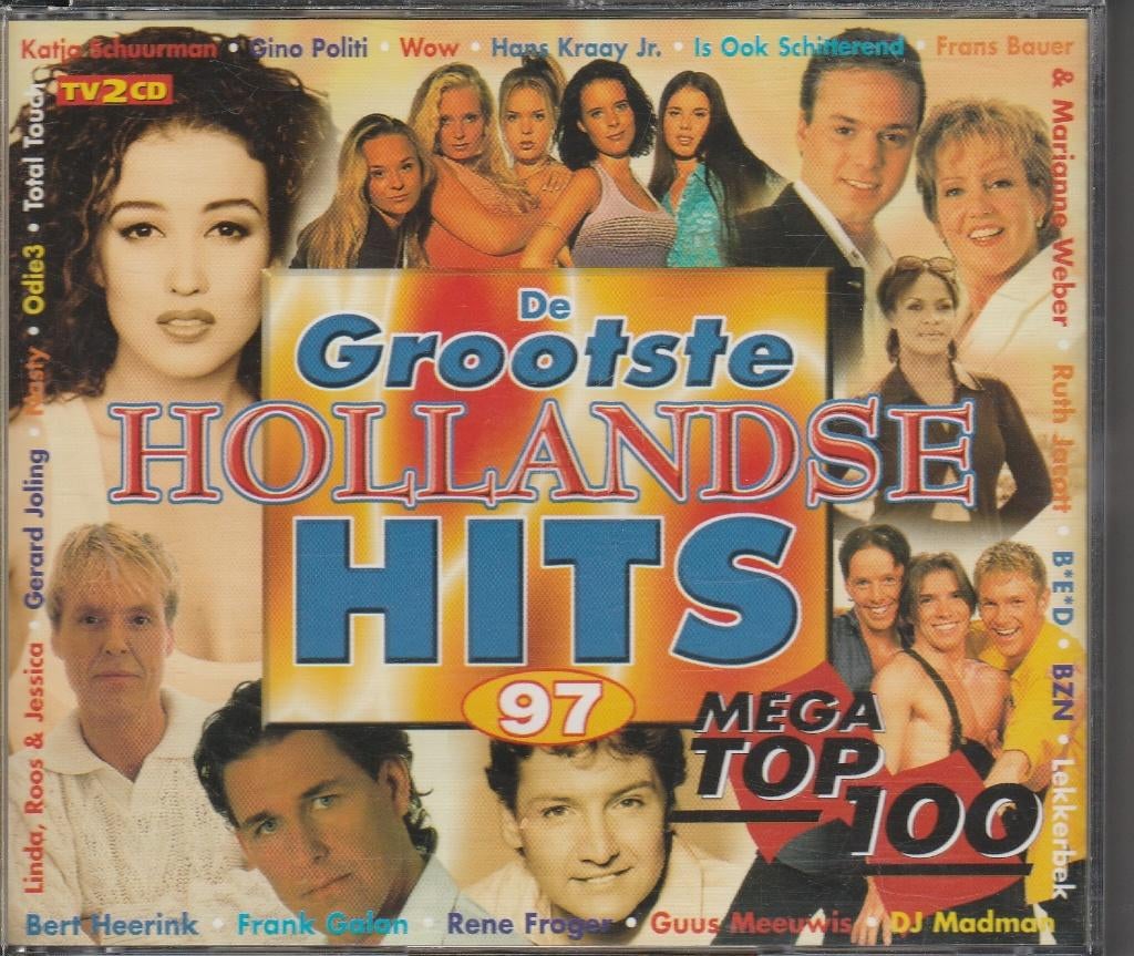 Cd 616 - de grootste hollandse hits 1997 + 40 hollandse hi, Ophalen of Verzenden, Gebruikt, Nederlandstalig