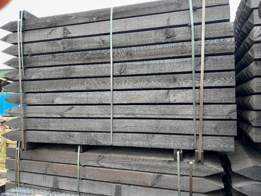Geimpregneerde palen Dura2 paardenbak omheining, 200cm 10x10, Tuin en Terras, Ophalen, Nieuw, 180 tot 250 cm, Palen