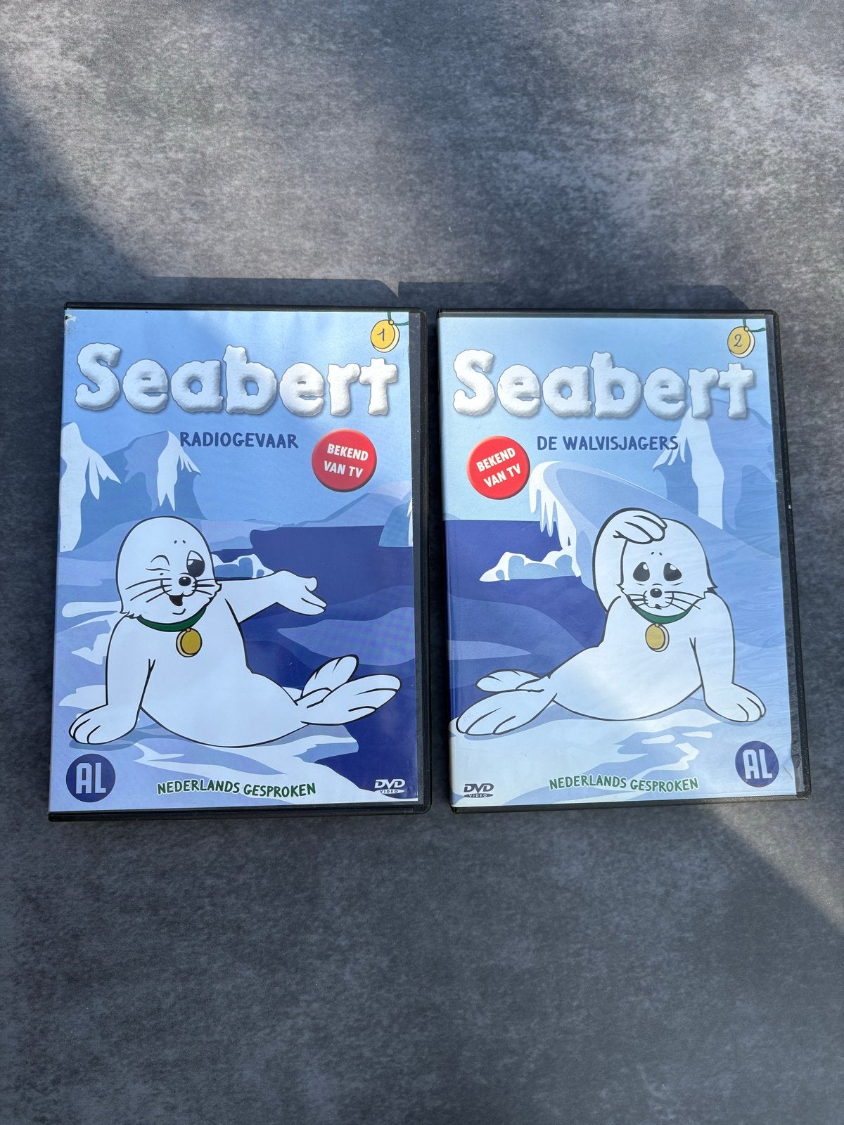 Seabert DVD's - Radiogevaar & De Walvisjagers (2 stuks), Gebruikt, Animatie, Alle leeftijden, Tv-serie