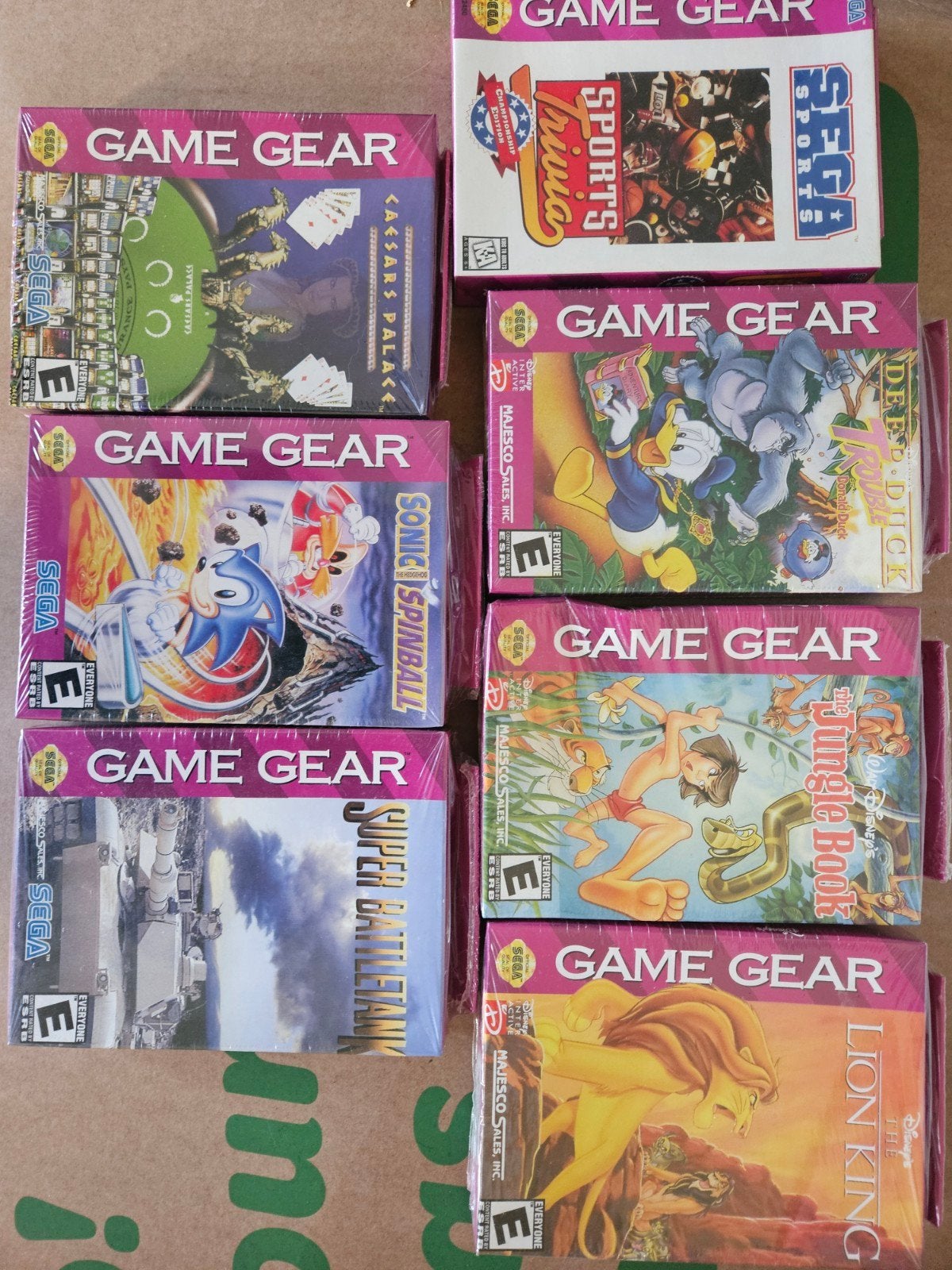 Sega gamegear games gesealed nieuw 7x, Spelcomputers en Games, Ophalen, Game Gear, 1 speler, Nieuw