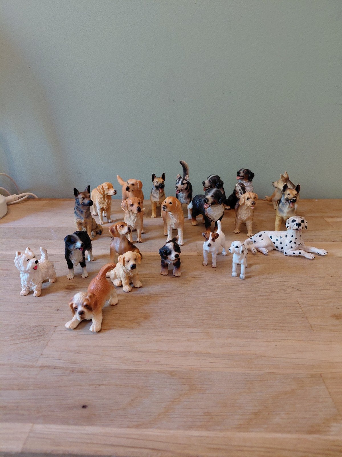 Grote collectie Schleich hondenbeeldjes, Ophalen of Verzenden